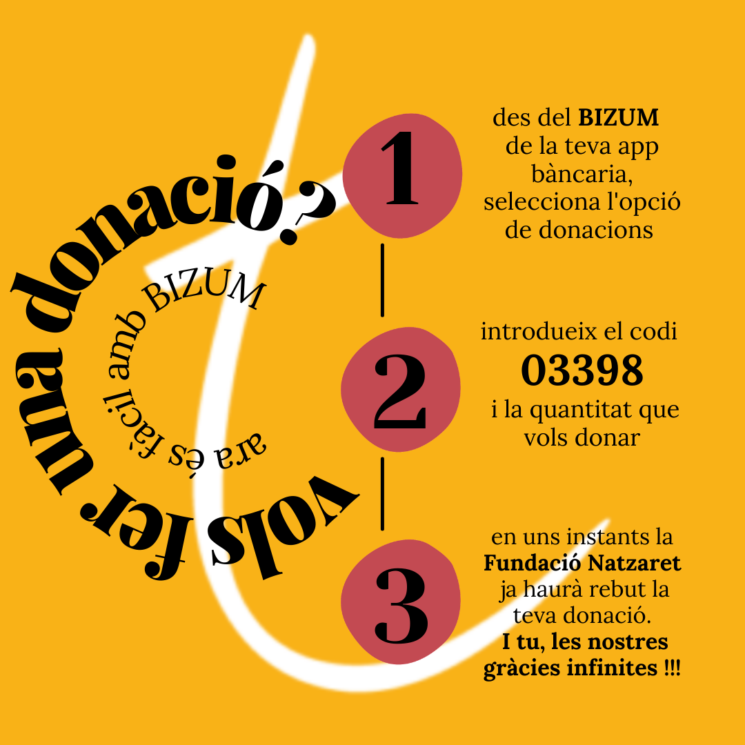 VOLS FER UNA DONACIÓ?